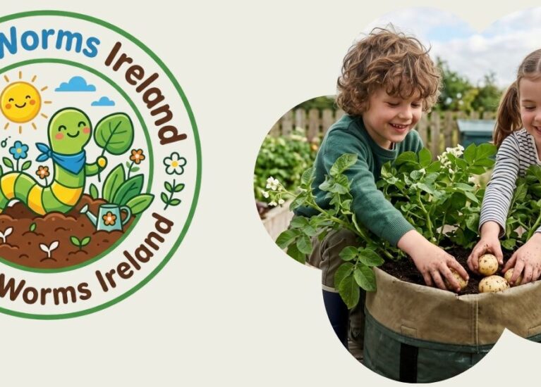 Wiggle Worms Grow Foolproof Potatoes in Bags