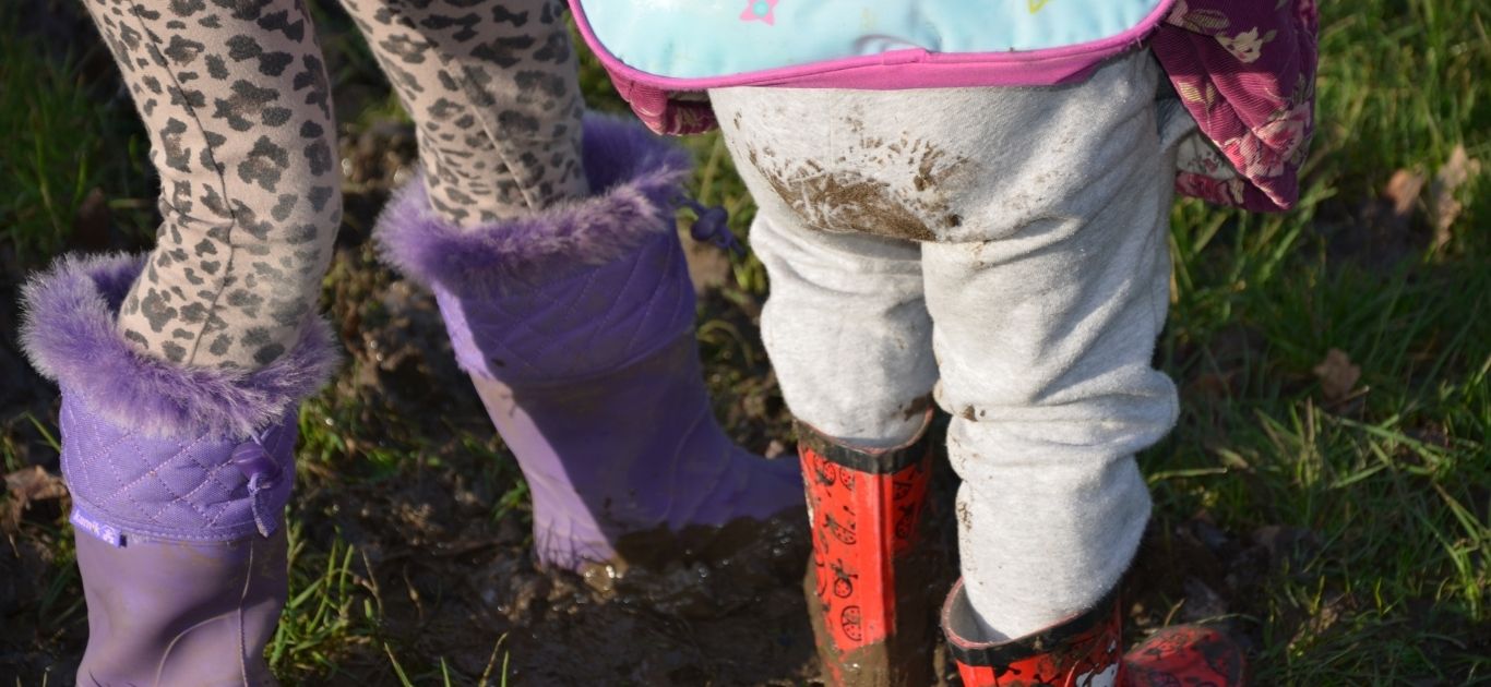 Children with wellies and nature journals starting a new gardening year in Ireland